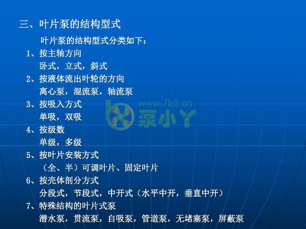 叶片泵水力设计基础1